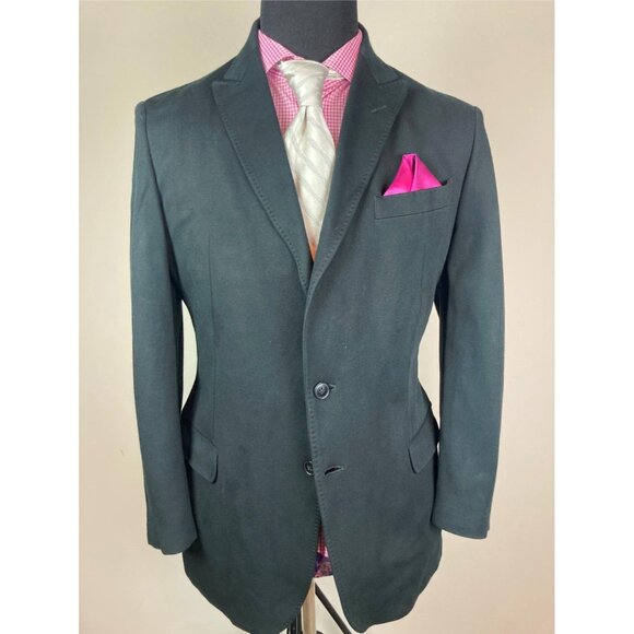 ARMANI Collezioni Black Modern 2Btn Sport Jacket 44 S / R